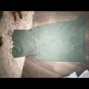 Sage green dress